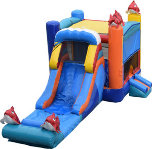 MN Vikings Bounce House with Slide Rental